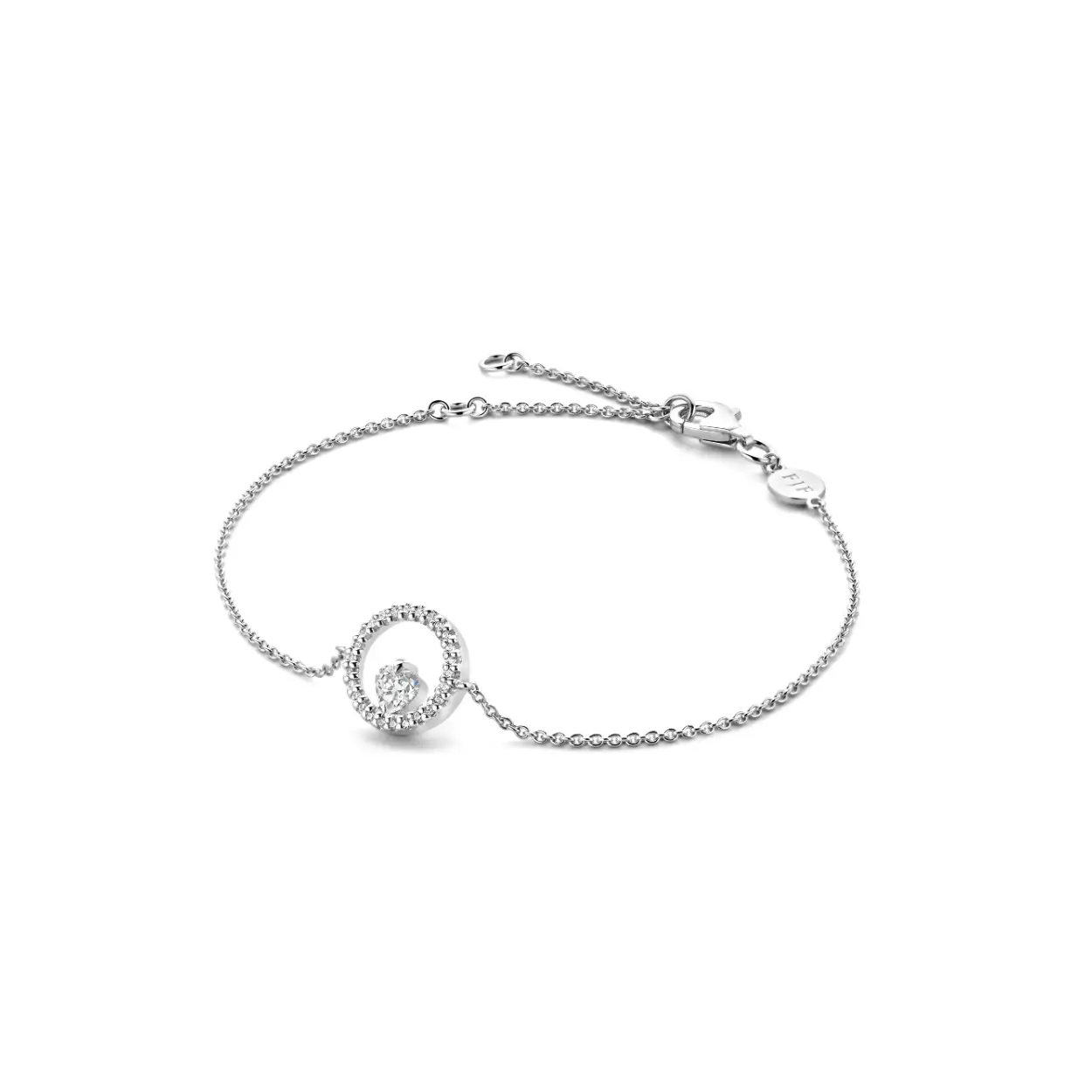Dit is een armband van het merk FJF Jewellery gemaakt voor dames.