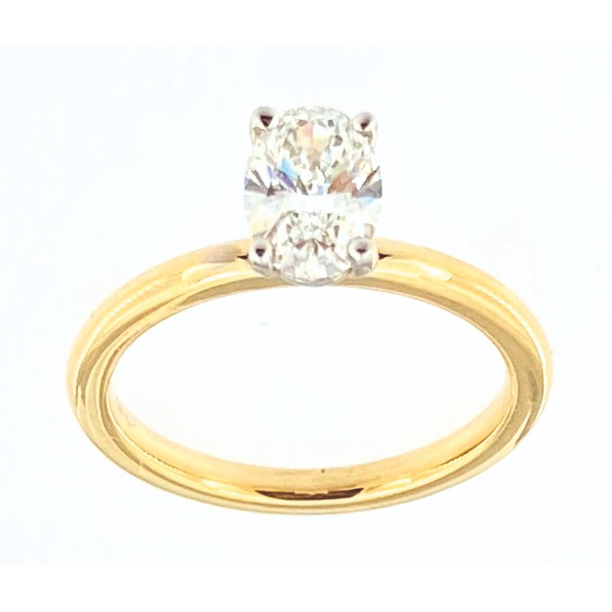 Solitair labgrown diamant 1.05ct E/VS1