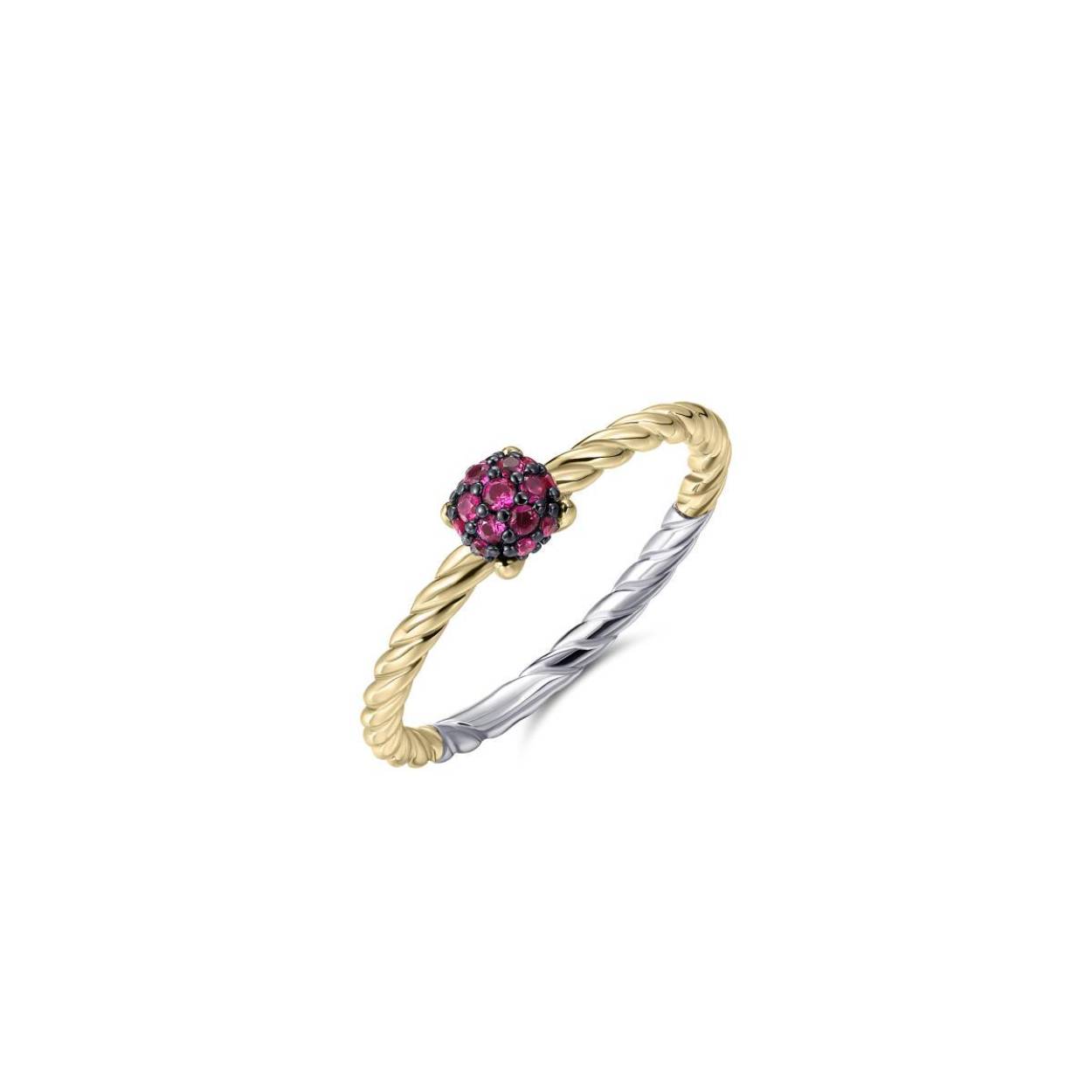Dappere details Pave-ring