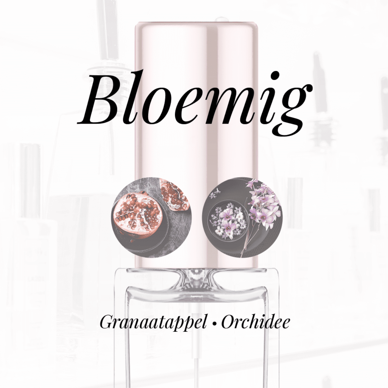 Eigenschappen
Geur: Bloemig
Waarneembare geuren: Granaatappel, Orchidee
Sillage: Zwaar
Seizoen: Herfst/Winter
Eigenschap: Charmant
Stijl: Elegant
Geurgroep: Oriëntaals Bloemige
Hoofdakkoorden: Houtachtig, Bloemig, Poederig, Zoet, Amber
Top noten: Granaatappel
Midden noten: Lotus en Orchidee
Basis noten: Viooltje, Amber, Muskus en Mahoniehout