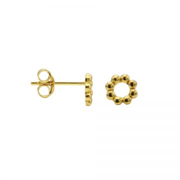 Karma Symbols Dots Open Circle Goldplated