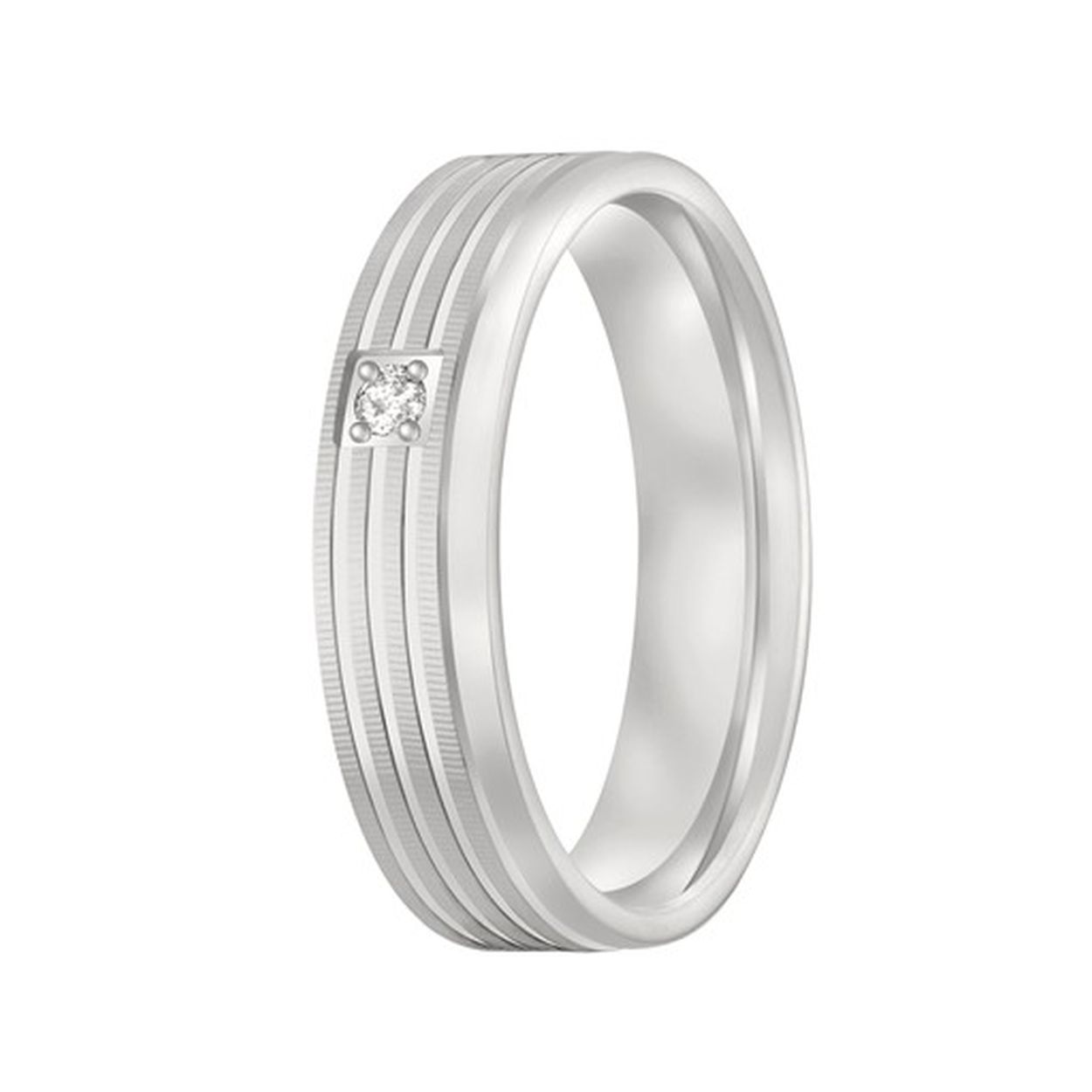 Deze prachtige Zilveren AS ring heeft een subtiel en tijdloos ontwerp met een schitterende 0.03 crt P1 diamant. De ring is verkrijgbaar in maat 17 en is perfect te combineren met andere sieraden voor een stijlvolle look. Draag deze ring als een schitterend en elegante toevoeging aan je dagelijkse outfit of bij speciale gelegenheden.