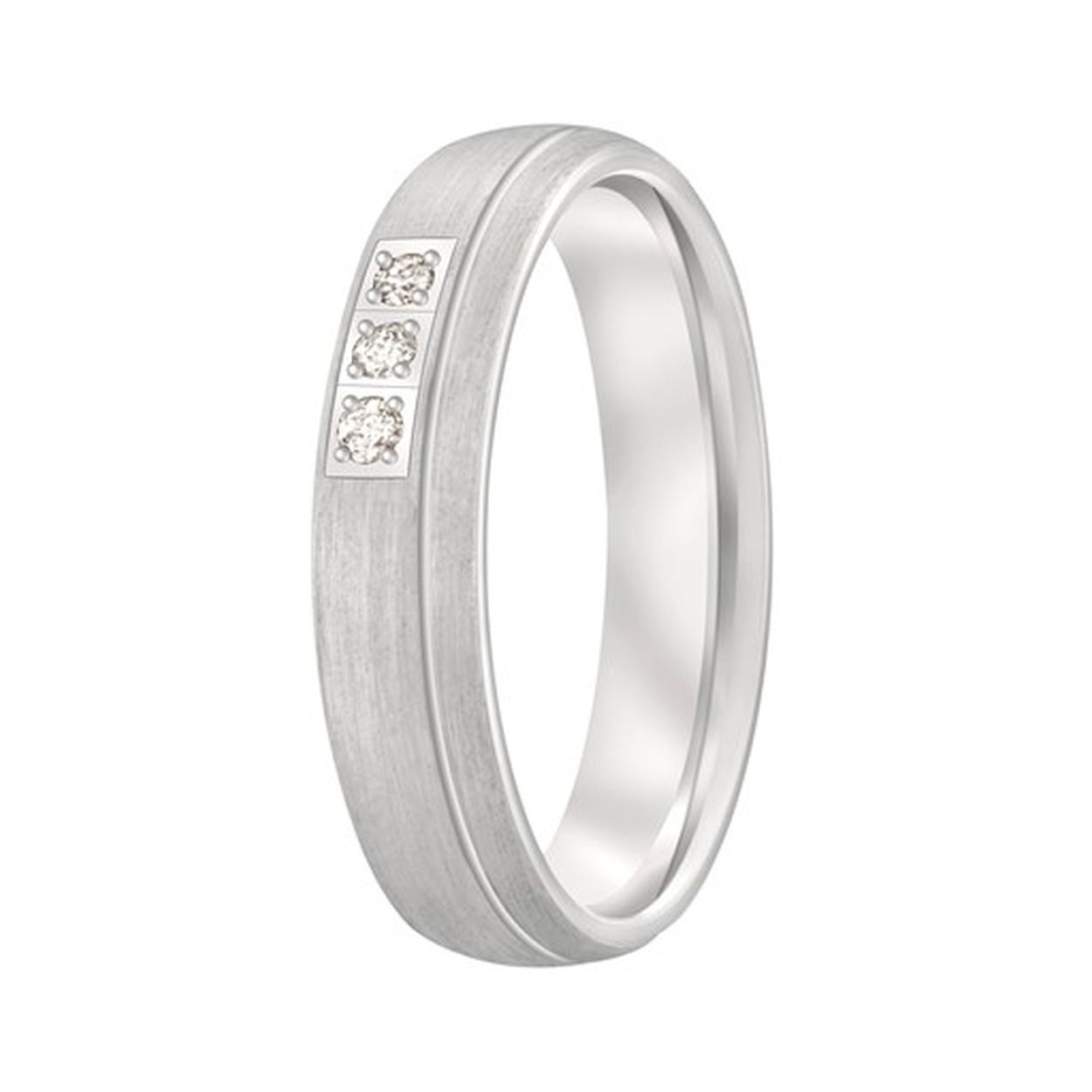 Deze subtiele zilveren ring is helemaal gemaakt voor jou! De elegante uitstraling in combinatie met drie tijdloze briljanten maakt dit alles tot een schitterende ring.
