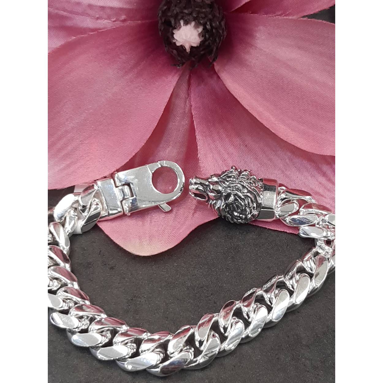 zilver armband 925 leeuw 