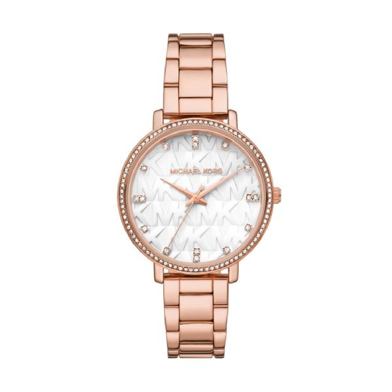 Dit dameshorloge is van het merk Michael Kors. Het is een  horloge met een band gemaakt van metaal. De diameter van de kast is 39 mm.
De verdere specificaties van het horloge zijn als volgt:
Bandbreedte (mm): 16
Kastmateriaal: metaal
Techniek: quartz