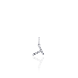 Letter T zilver