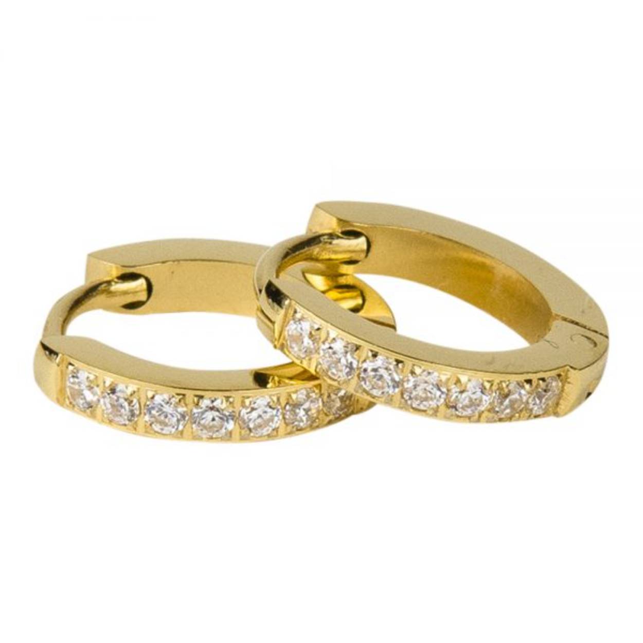 Kalli Creolen zirkonia 1868 2x9mm Zirkonia - goldplated 