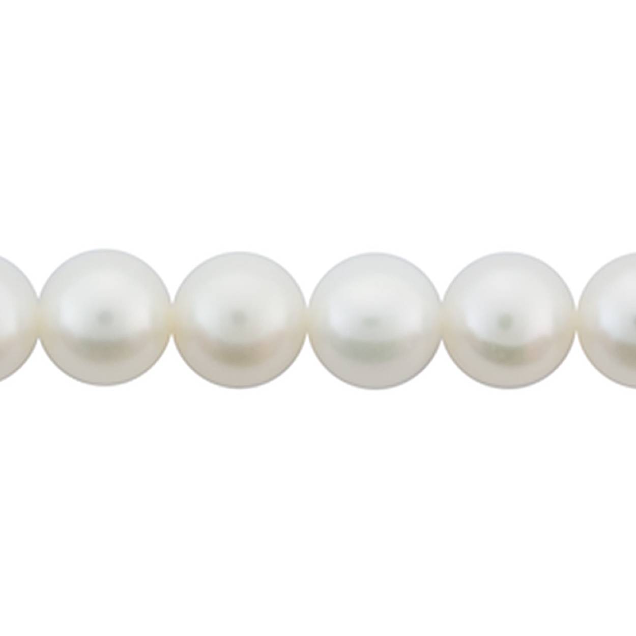 Zoetwaterparel collier 8 mm 45 cm exclusief sluiting