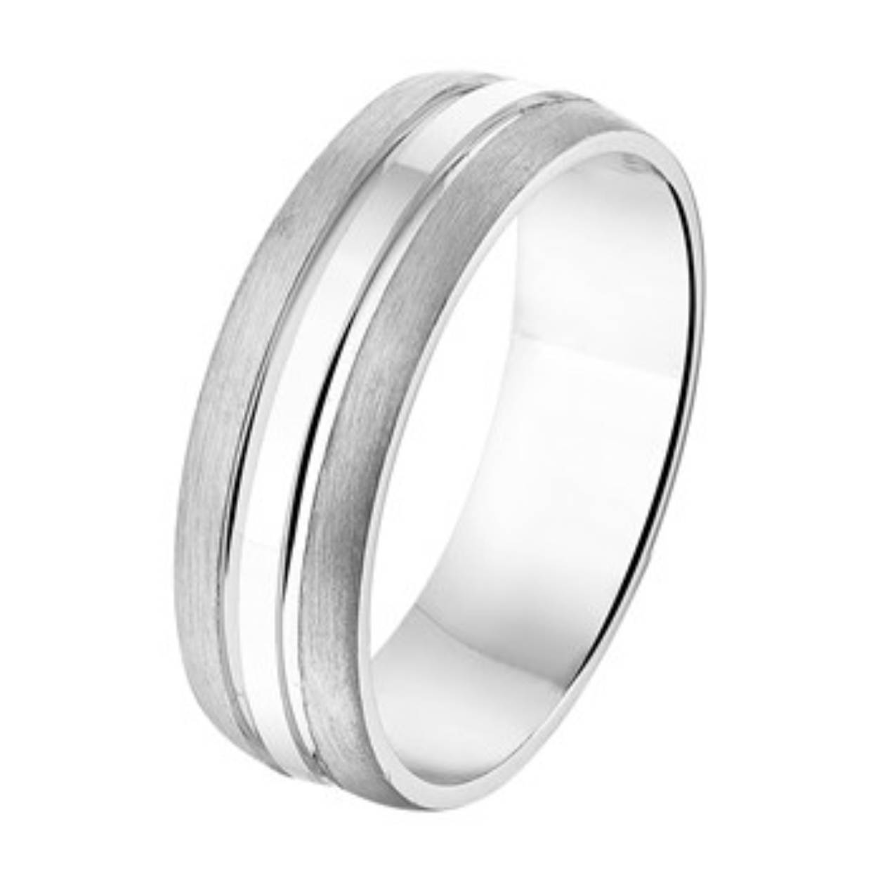 Ring zilver gerhodineerd 1315334