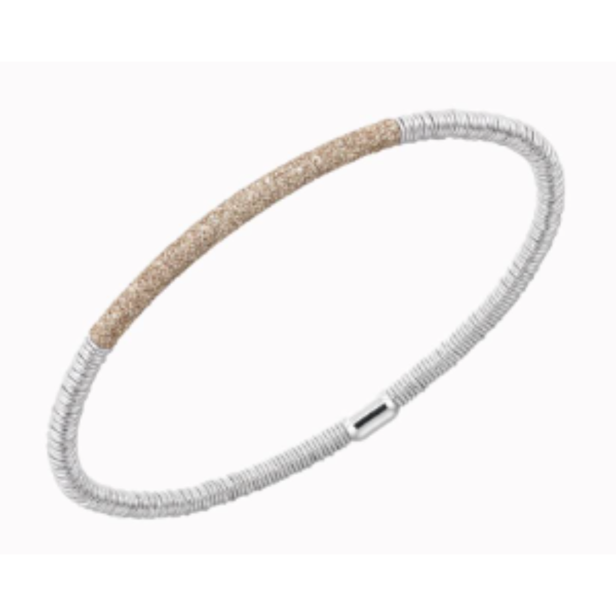 PESAVENTO ZILVER ARMBAND YELLOW DUST WPSCB013