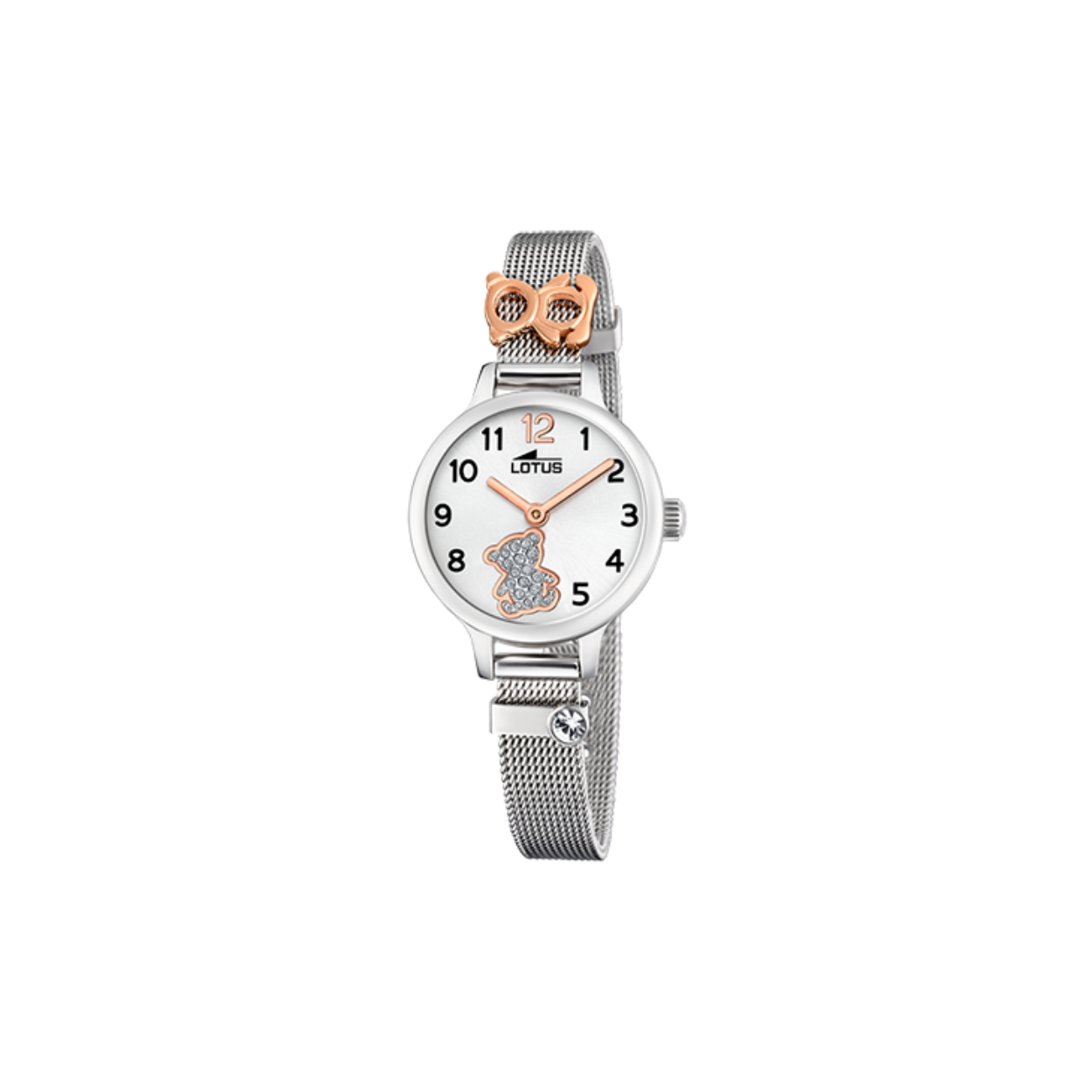 Lotus kinder horloge 18659/4 met een staal kast en een mineraal glas met een staal band/armband.

Lotus horloges bieden exclusieve, vooruitstevend design voor een modern clientèle.