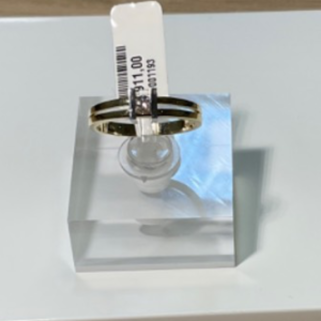 Gouden bicolor ring met briljant  YD4502