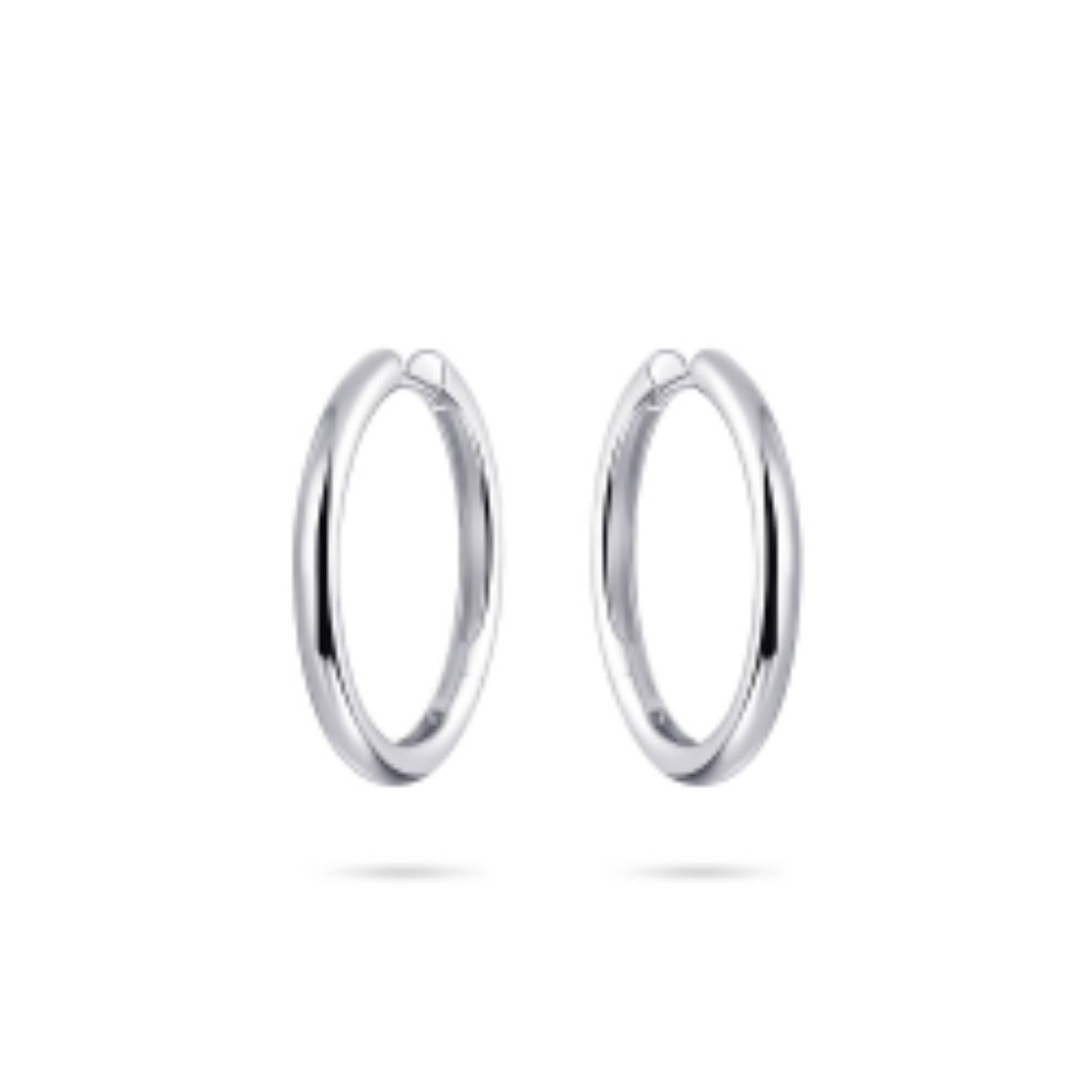 zilveren oorring 30mm