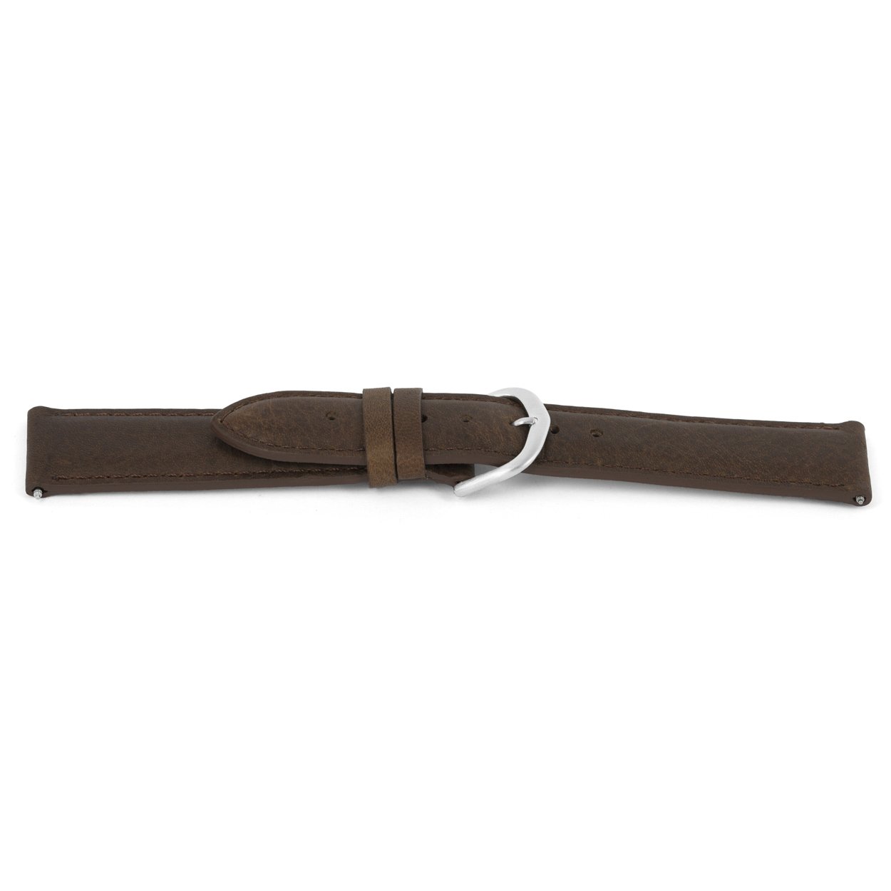 Hoogwaardig lederen horlogeband, bruin, glad en gestikt. 
Kleur band: Bruin
Band dikte: 3.7mm
Band lengte: 86/120mm
Band breedte: 24x22mm
Gesp: Edelstaal
Bekleding binnenband: Nubuck
Gestikt: Ja
Pushpin: Inclusief
Hypo allergisch: Ja
NFC Chip: Nee
EAN: 4780263444242