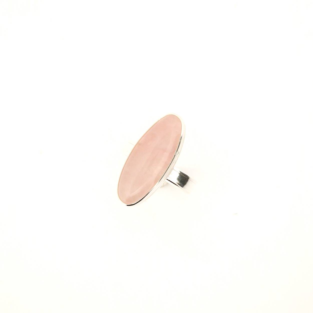 Ring met rozenkwarts