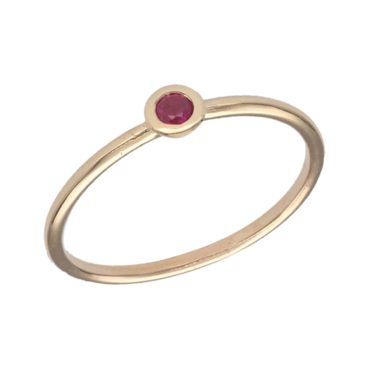 RING BIRTHSTONE JULI 14K YG - 54