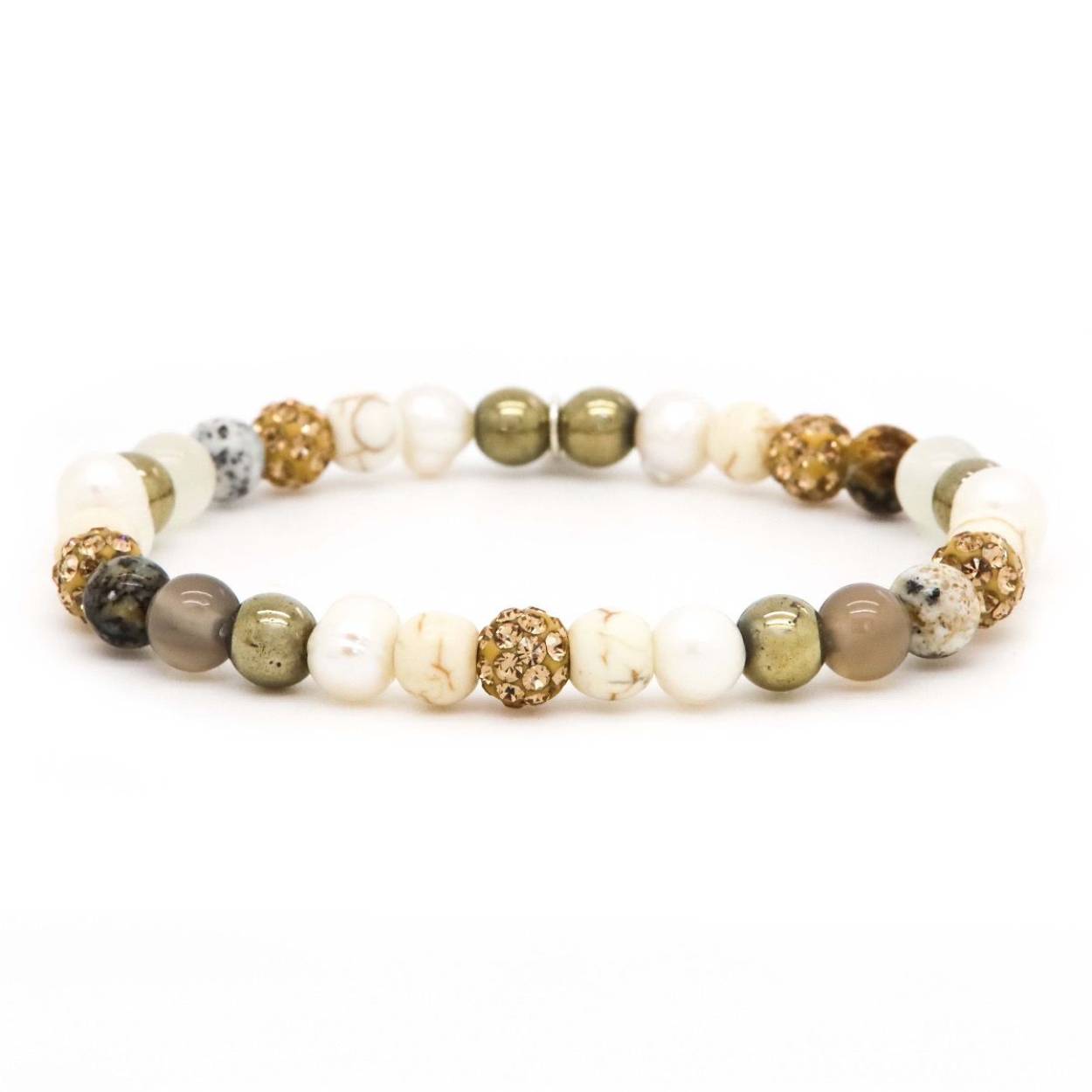 Karma Armband Spiral Star XS Gold Crystal
