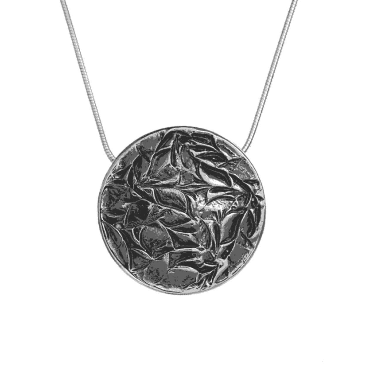 Doorsnede hanger: 24mm 
Lengte slangen collier: 45cm 