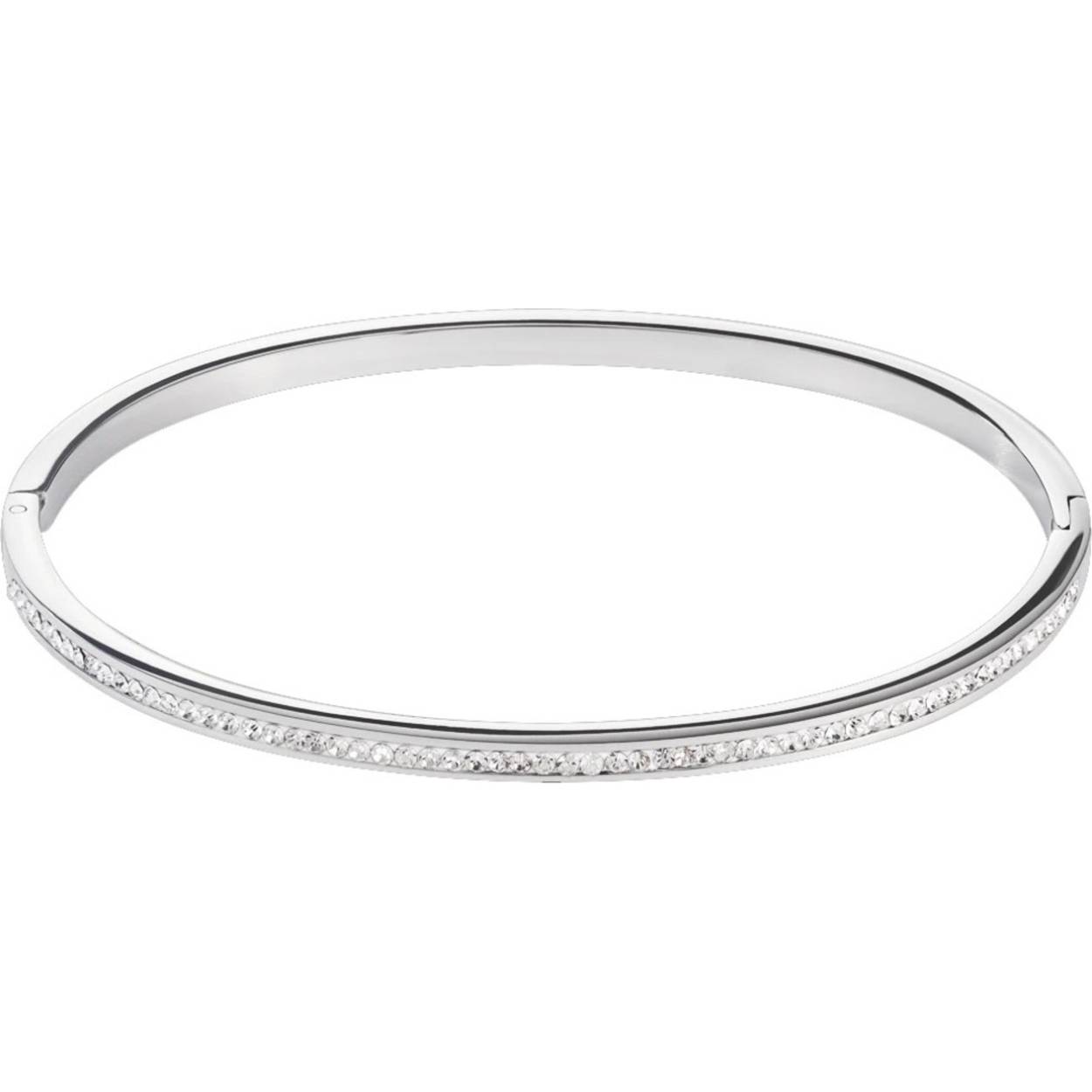 Armband van het merk Coeur de Lion. Dit sieraad bevat de kleuren kristal en zilver