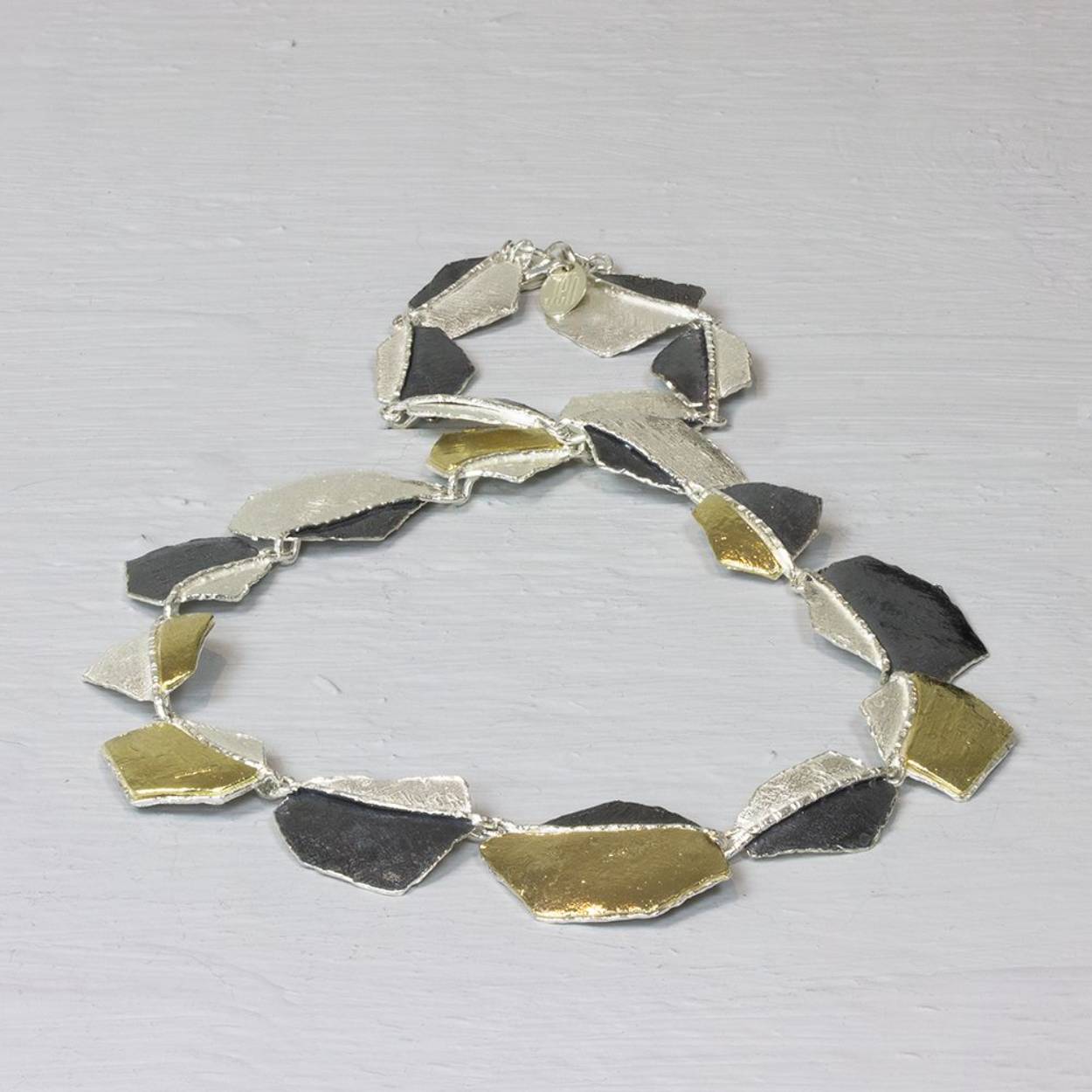 Jeh Jewels Collier Zilver / Oxy + Verguld