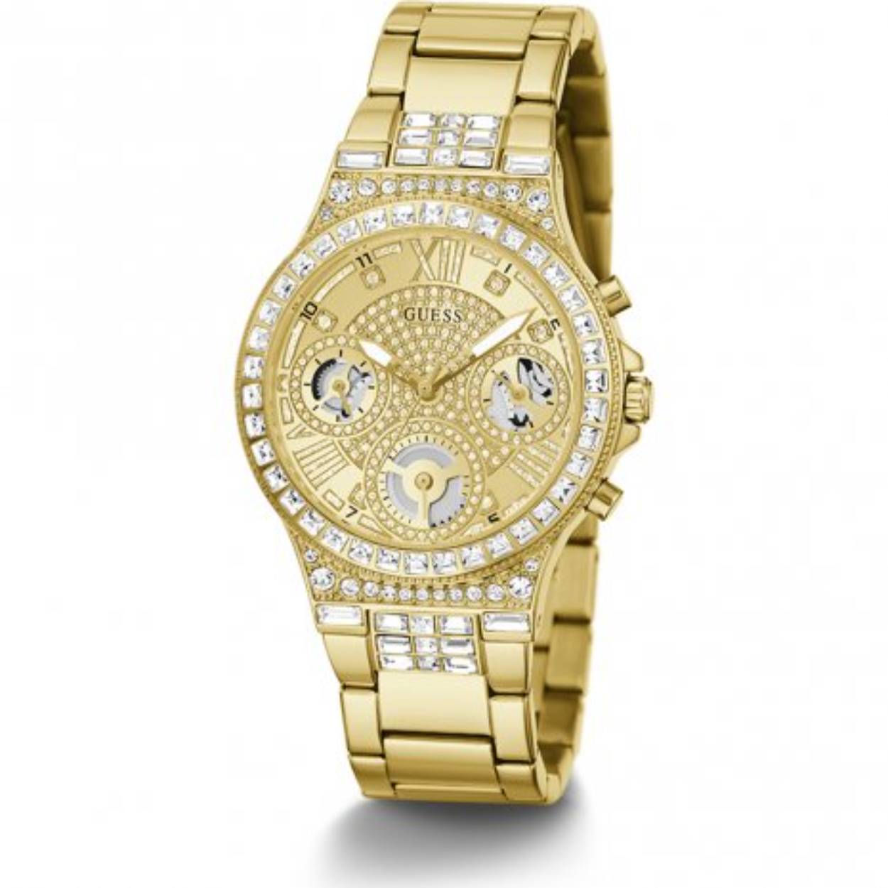 Guess GW0320L2 Moonlight horloge

NIEUW
Dameshorloge met open heart subwijzers en kristallen