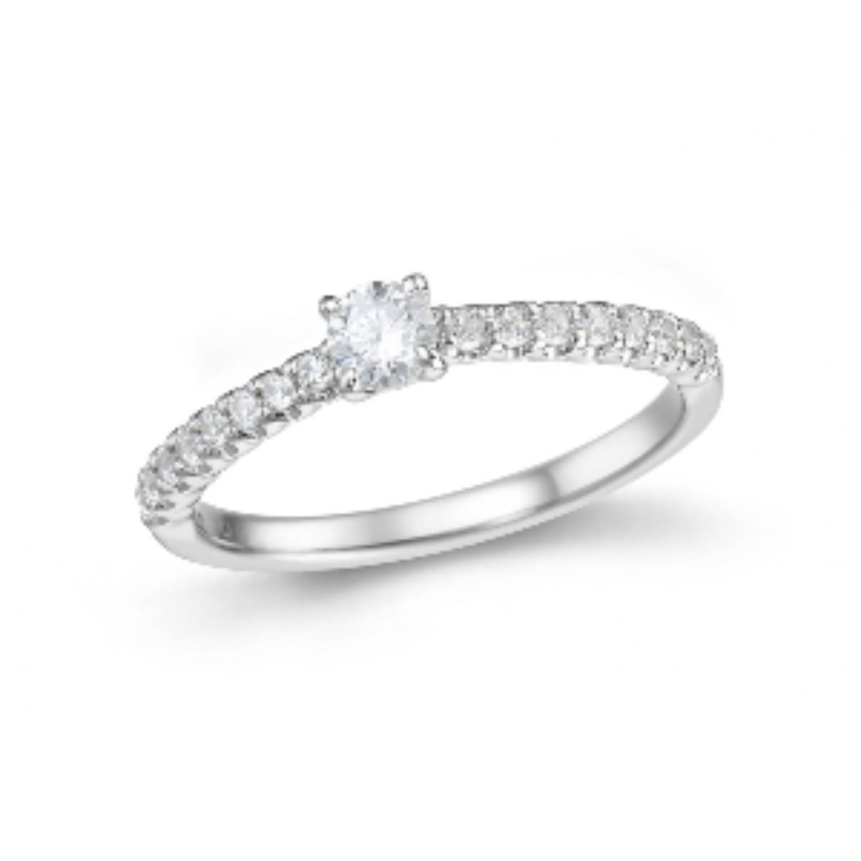 Ring goud 18kt met diamanten