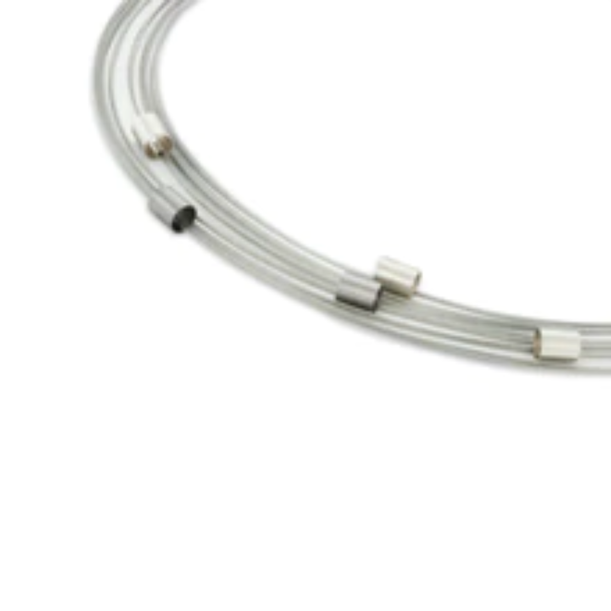 rolo black necklace