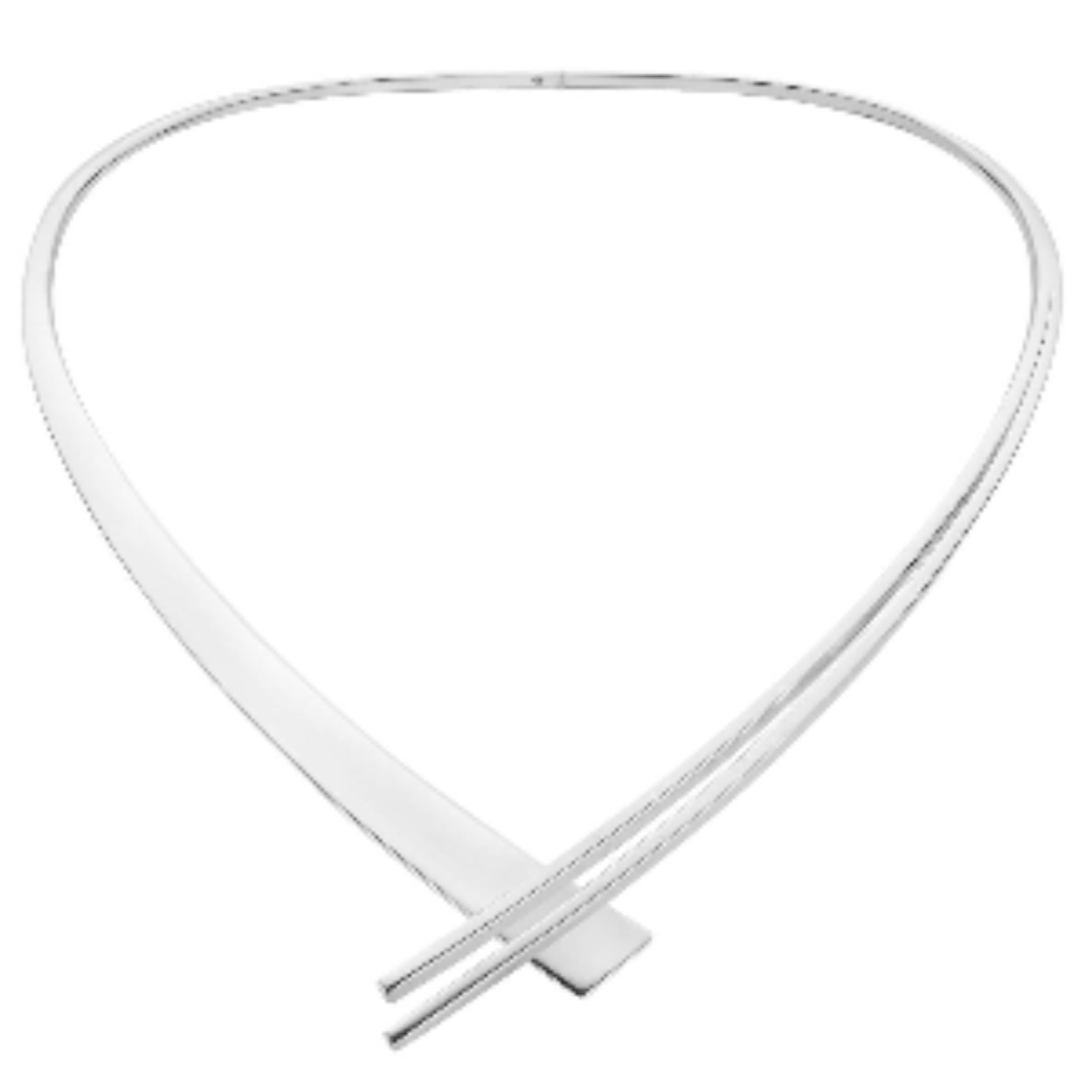 Zilveren collier.
Handgemaakt