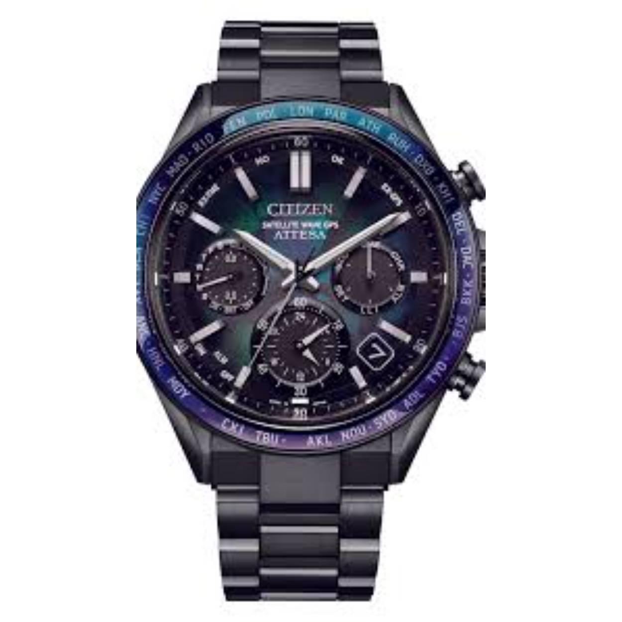 Citizen Attesa titanium horloge Satellite wave