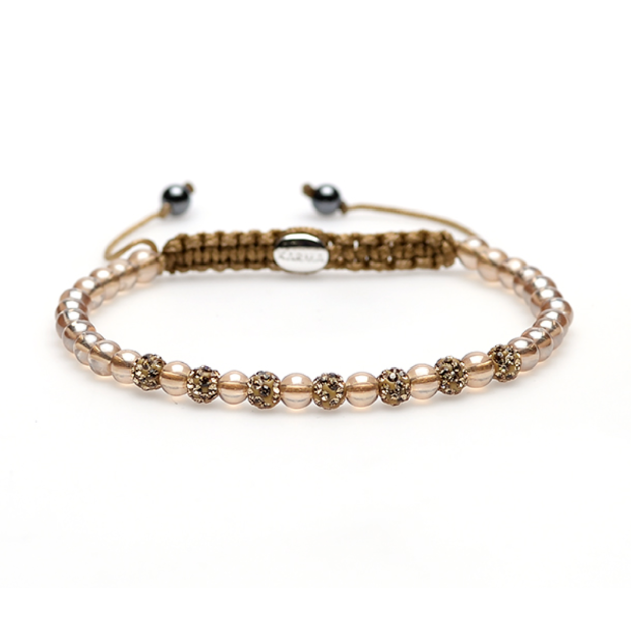 De Karma Armband Spiral Golden Brown XXS (goud kristal) is een verfijnd sieraad van zilver, passend bij de categorie juweel en specifiek type armband. Draag deze elegante armband solo voor een subtiele look of combineer met andere armbanden voor een gelaagd effect. Perfect voor dagelijks gebruik en speciale gelegenheden.