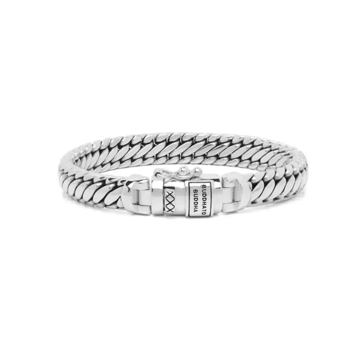 Buddha to Buddha - Ben XS bracelet silver, Zilveren armband 20cm, J070 E+ - 001K010700112