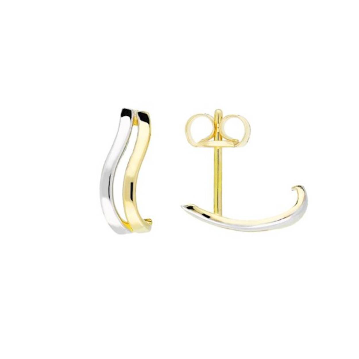 Gouden Oorsteker Bicolour DF-206047200