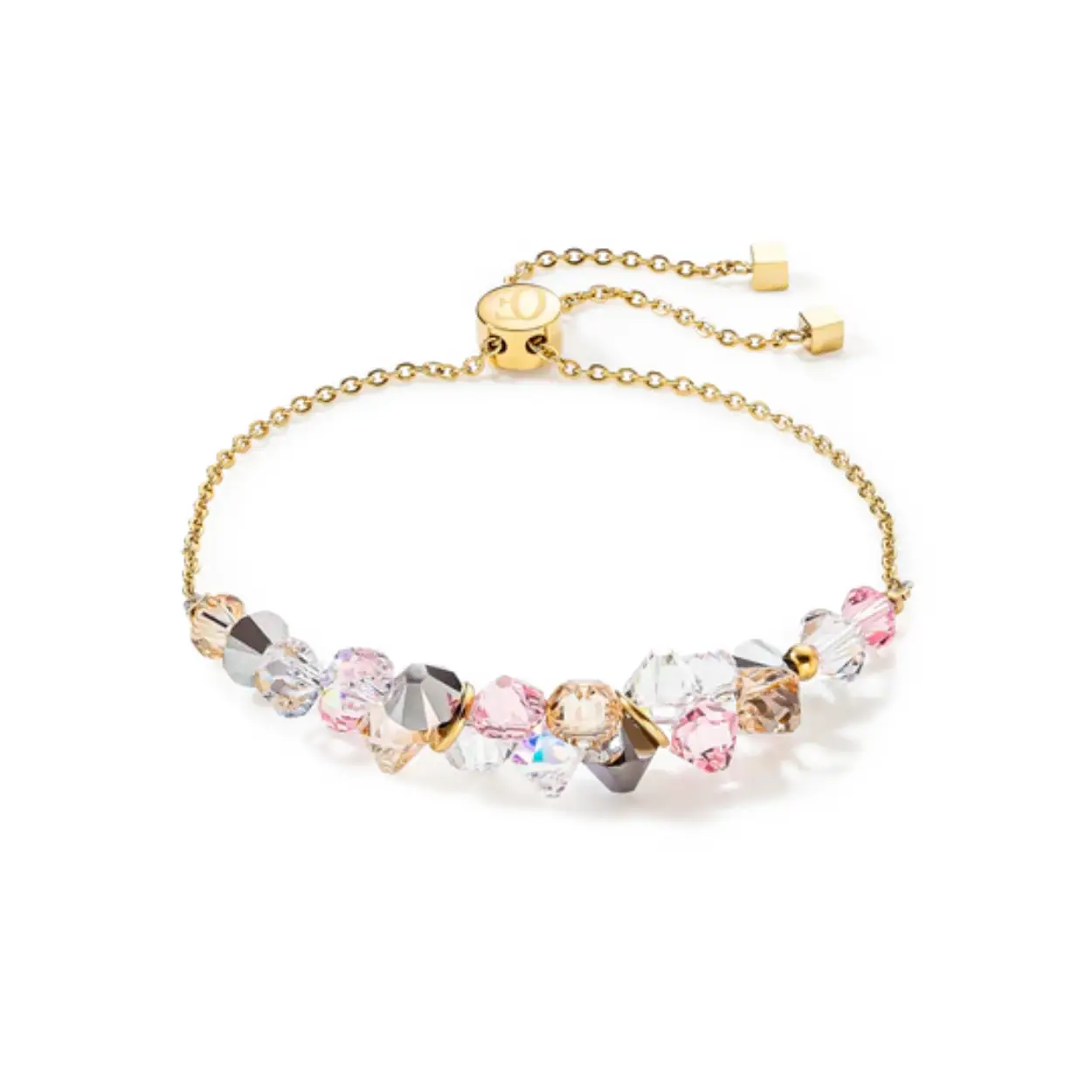 Coeur de Lion armband met 'dansende' kristallen