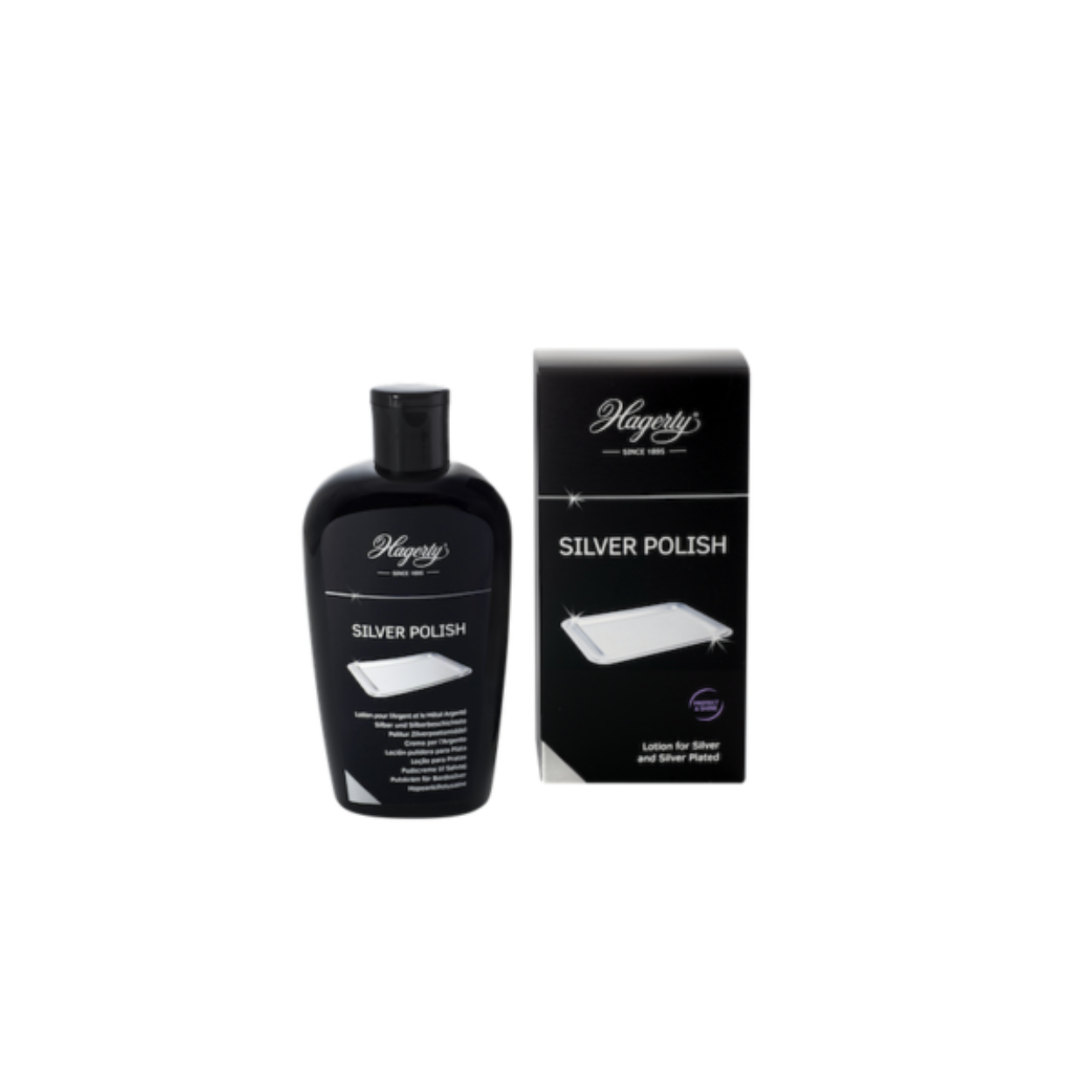 Lotion voor het reinigen en onderhouden van zilver en verzilverde artikelen