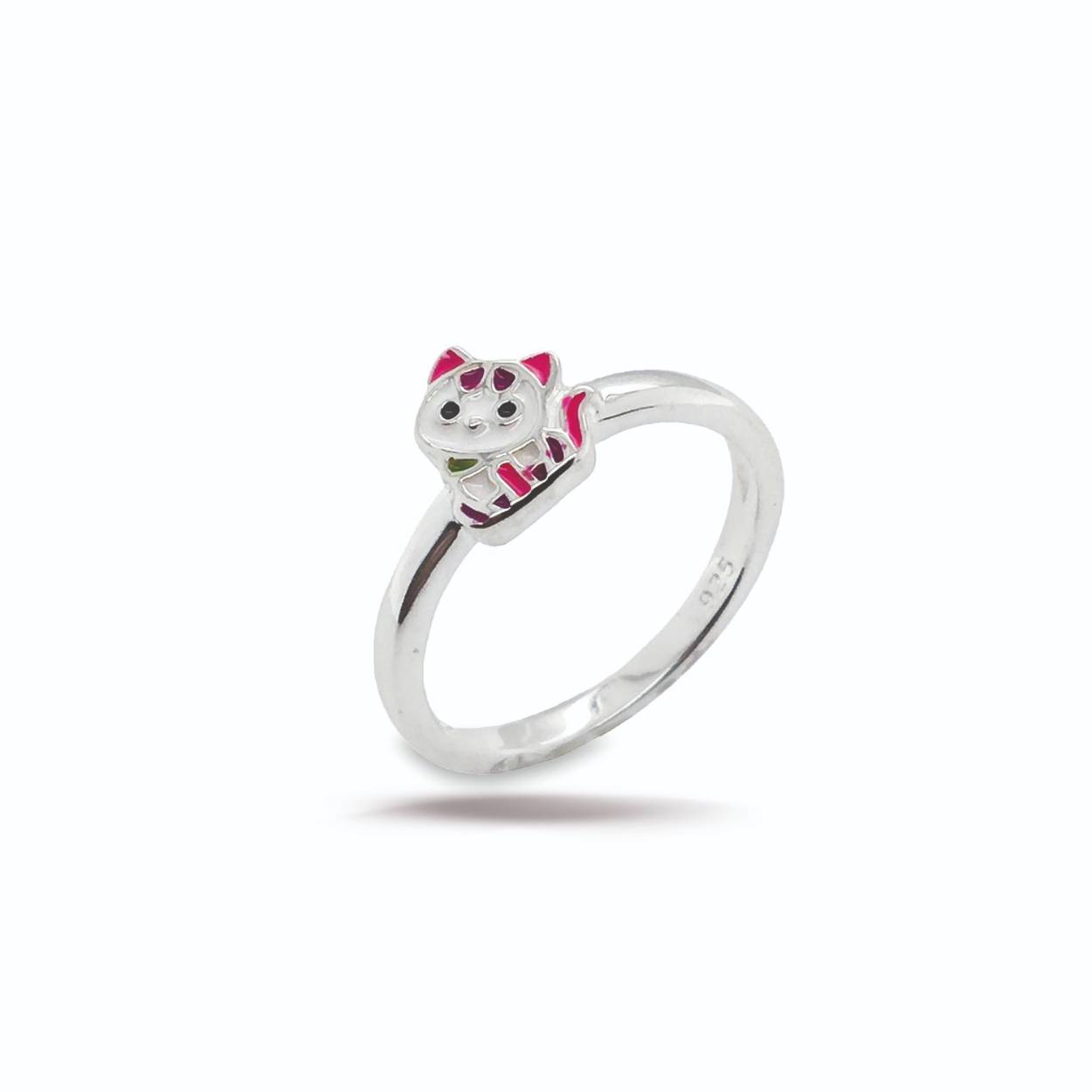 Bellini zilver ring poesje