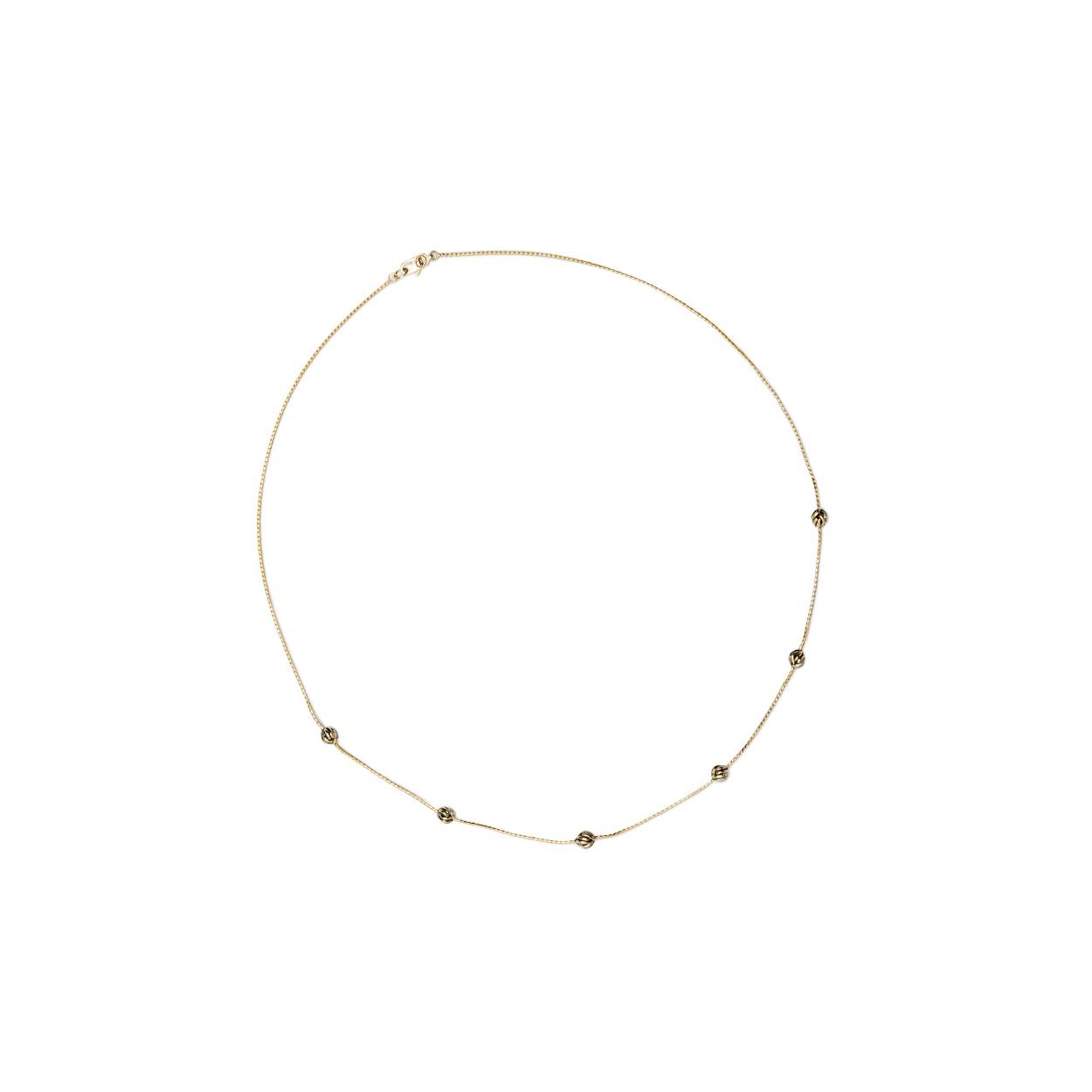 Buddha to Buddha Refined Katja Gold Necklace YG 14kt