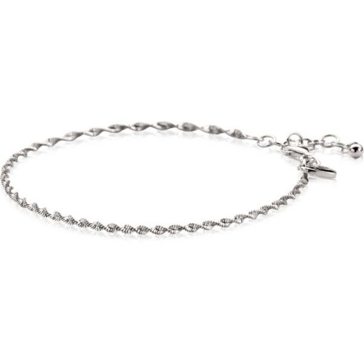 ZINZI zilveren singapore armband met glinsterende gedraaide schakels. De schakels zijn 1,9mm breed. De lengte van de armband is te variëren tussen 17cm en 20cm. De armband is vervaardigd van eerste gehalte zilver (925) en voorzien van een extra rodium laag.