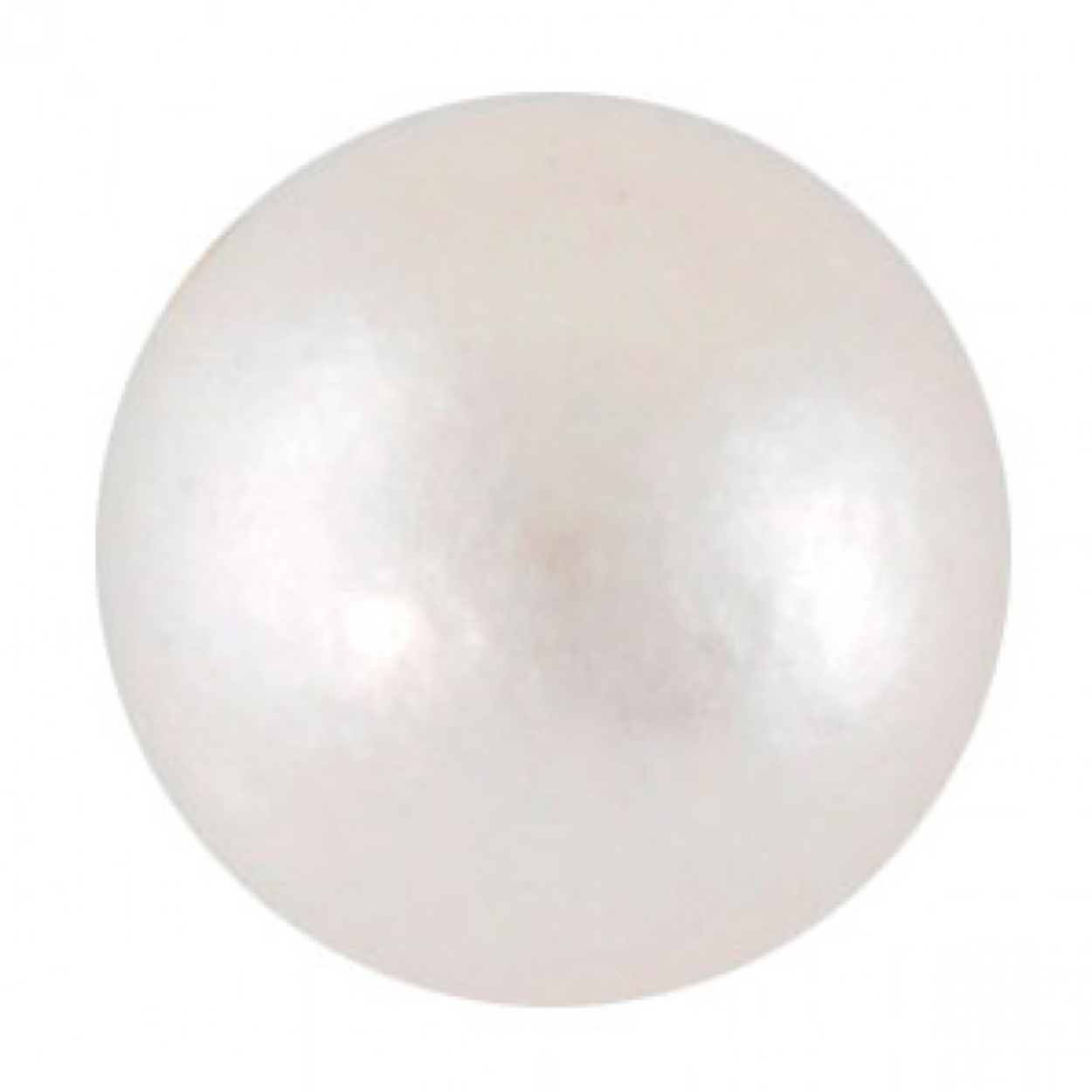 sensitive pearl white 3mm gold plated