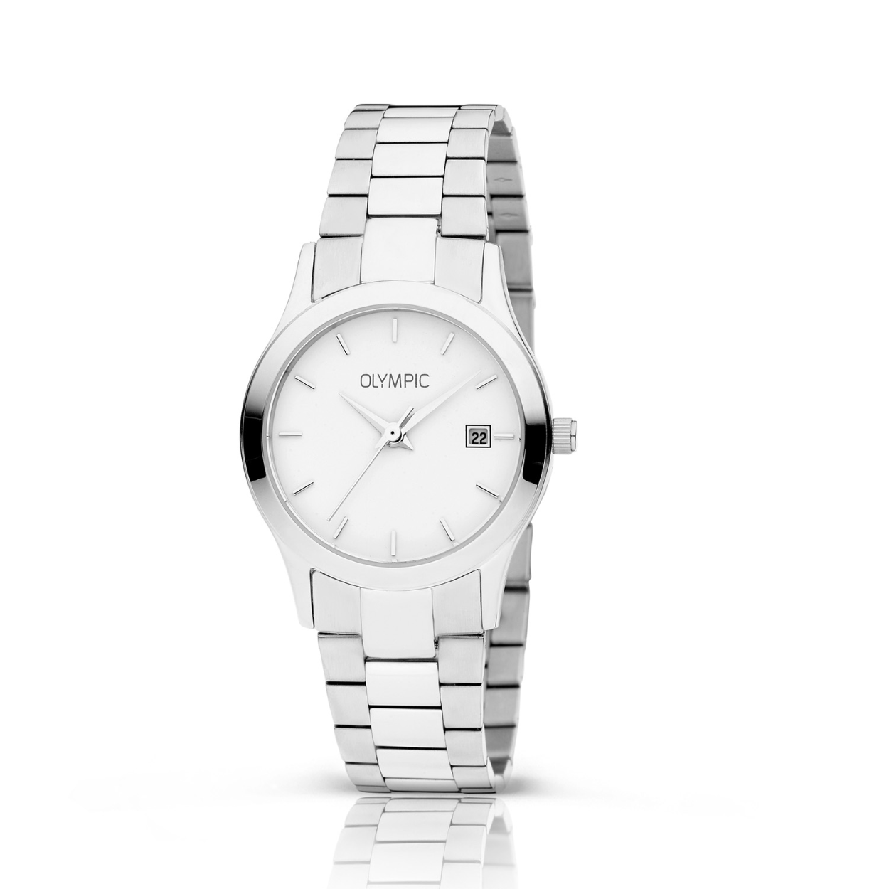 Olympic OL66DSS015 LOTTI - Horloge - Staal - Zilverkleurig - 22mm