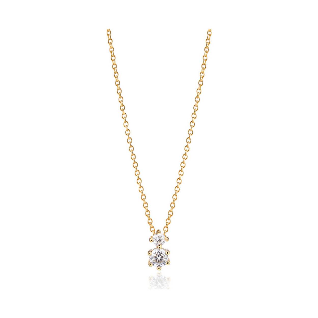 Deze collier is van het merk Sif Jakobs. Het is een damessieraad.