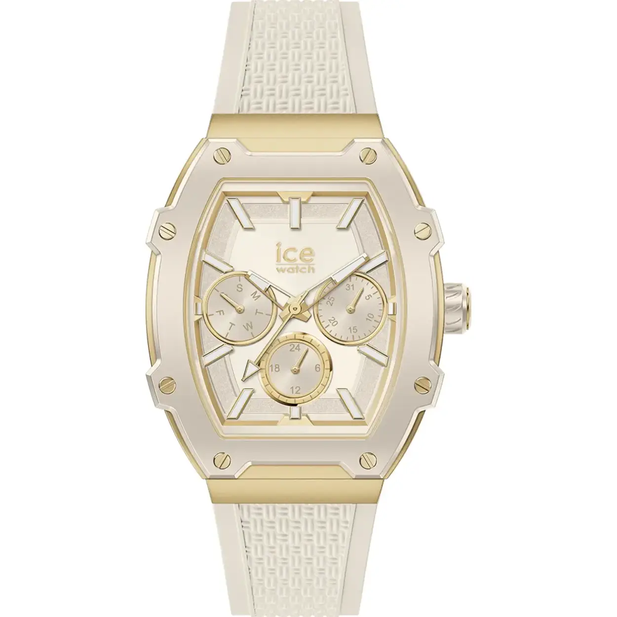 Dit is een horloge van het merk Ice-Watch. De bandkleur van dit horloge is beige.