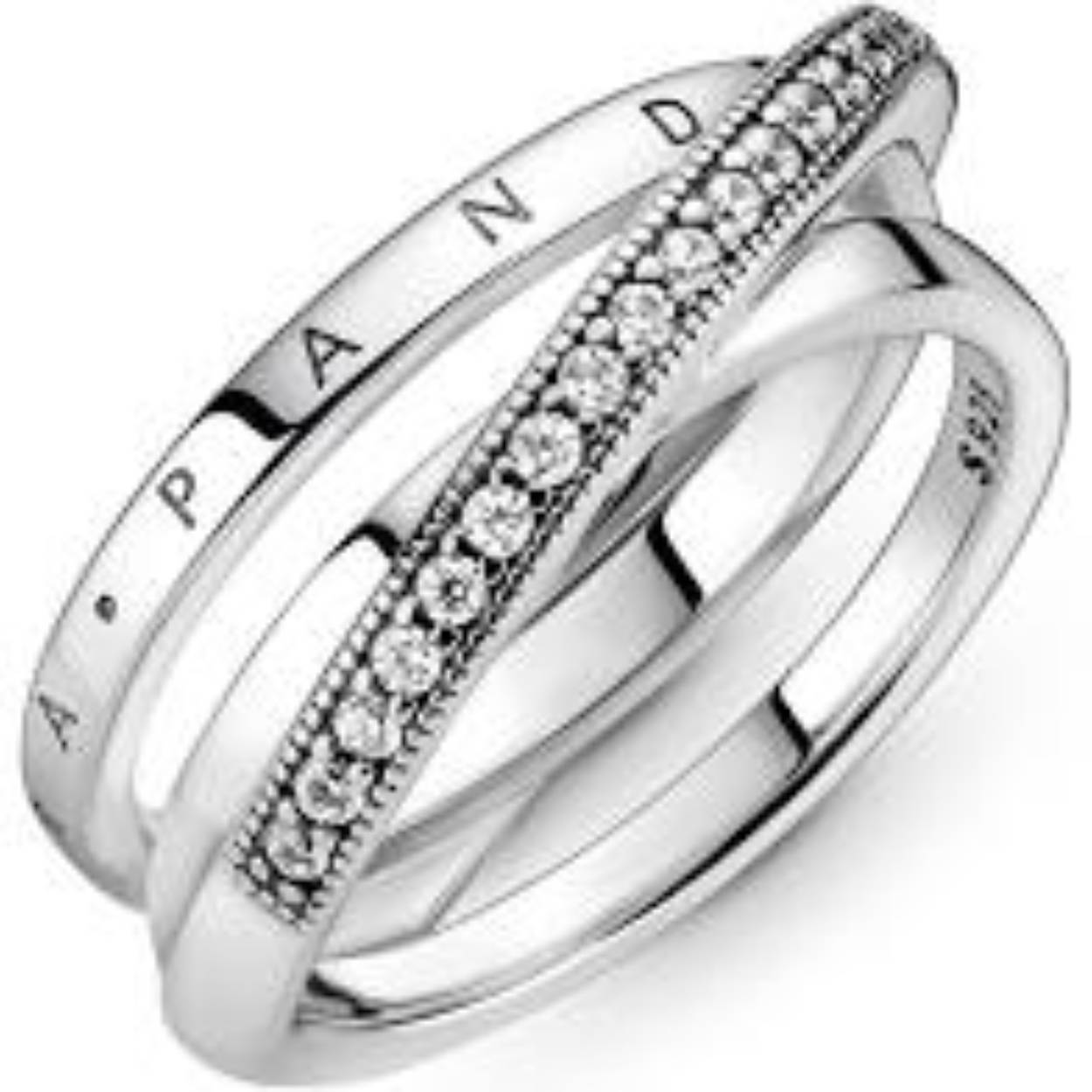 pandora ring zilver met zirkonia maat 54