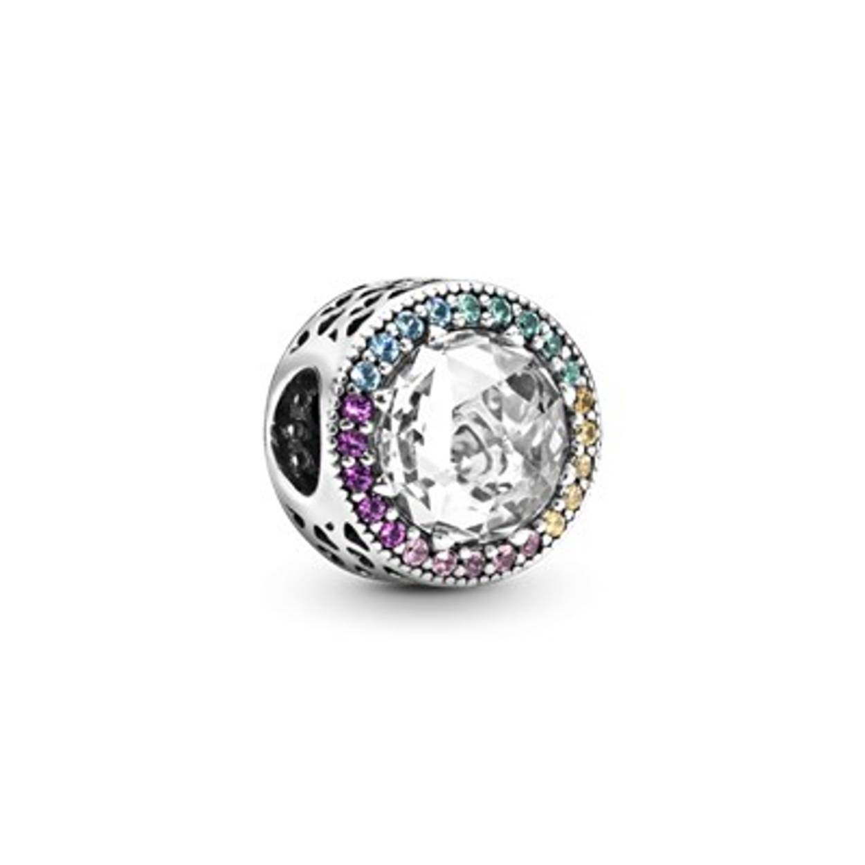 Pandora charm zilver mixed colours