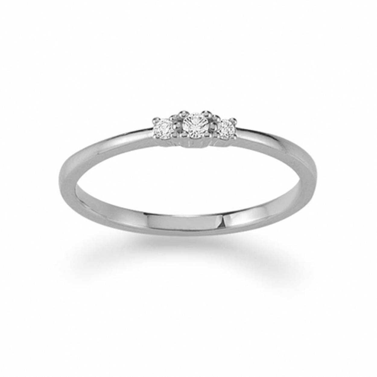 Ring briljant witgoud