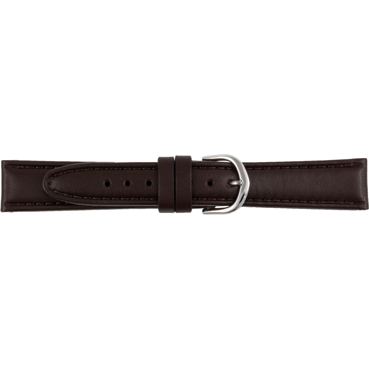 Horlogeband leder 759 bruin 18mm