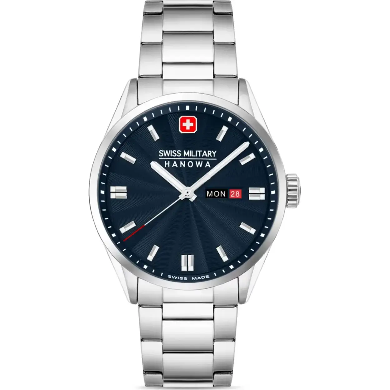 Swiss Military Hanowa horloge, Roadrunner Maxed staal/blauw