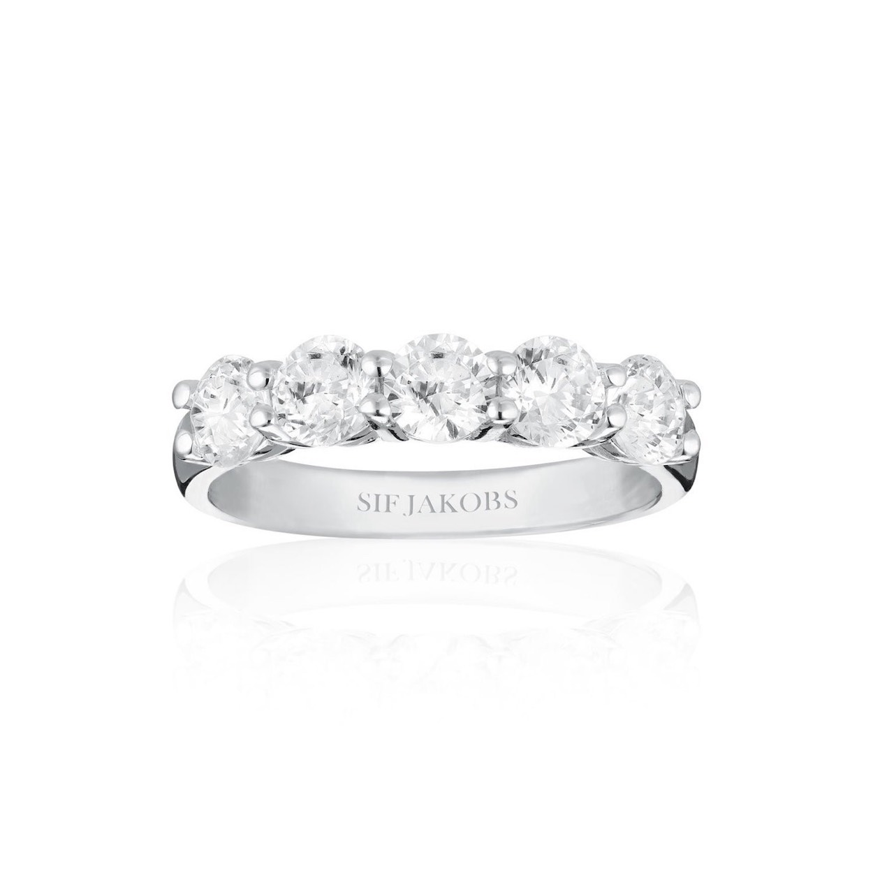RING BELLUNO UNO - WITH WHITE ZIRCONIA