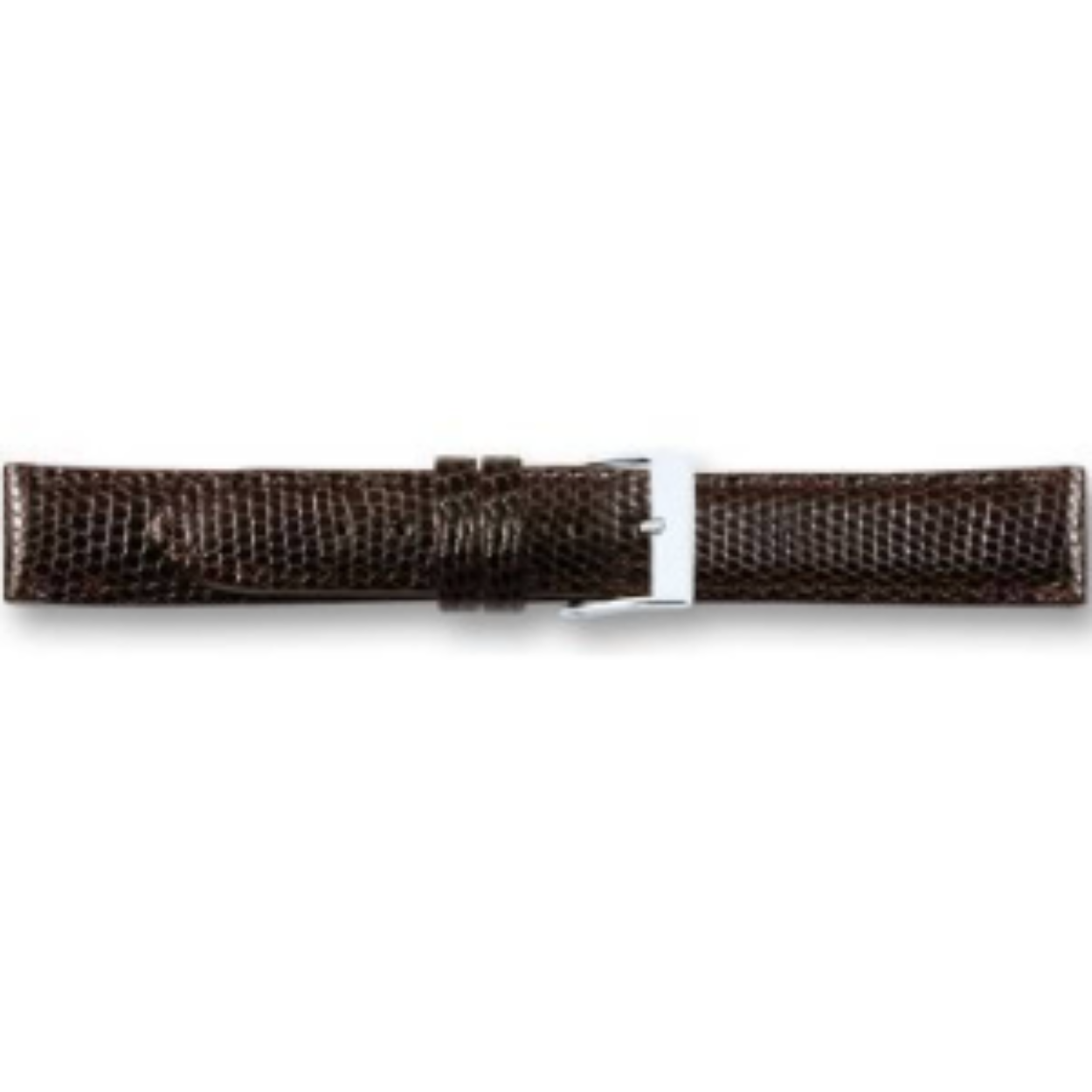 Horlogeband hagedis 12mm bruin