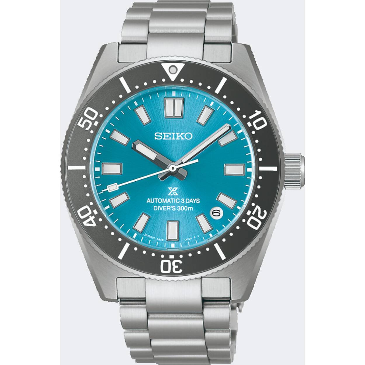 SEIKO PROSPEX 1965 HERITAGE DIVER'S WATCH SAVE THE OCEAN LIMITED EDITION SPB545J1

Dit herenhorloge behoort tot de Prospex serie. De horloges in deze serie zijn speciaal gemaakt voor avonturiers op het land, in de lucht of in het water. De sportieve modellen zijn van hoogwaardige kwaliteit en voorzien van een solar of automatisch uurwerk. De lichtblauwe wijzerplaat is ge&iuml;nspireerd op het kristalheldere water bij het Japanse eiland Okaniwa. 
Limited Edition 2000/4000