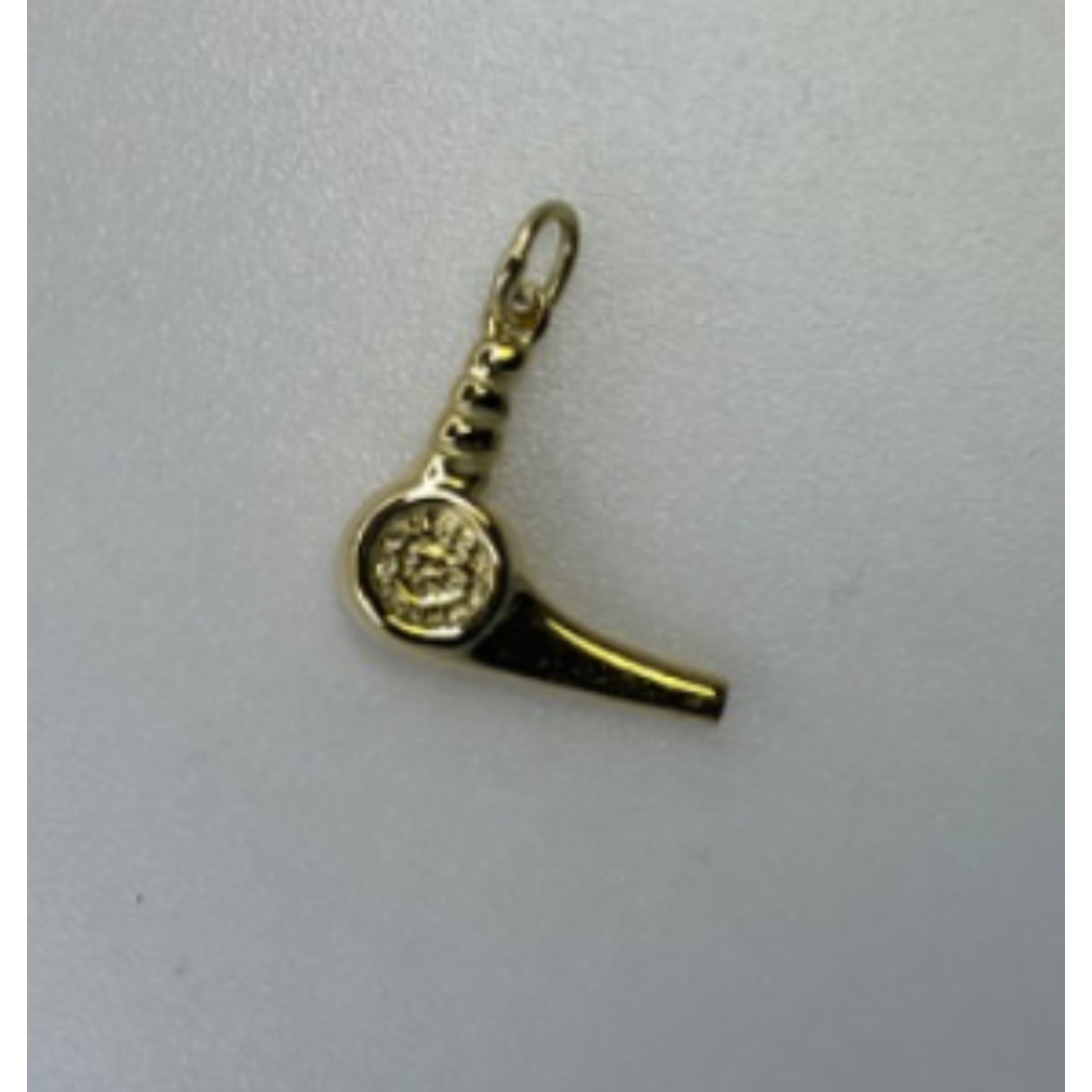 Gouden föhn hanger/bedel